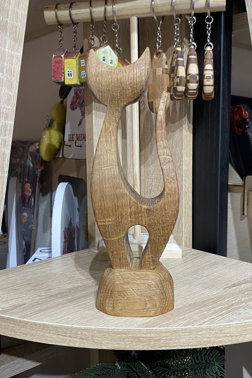 Raven Wood Кіт статуетка